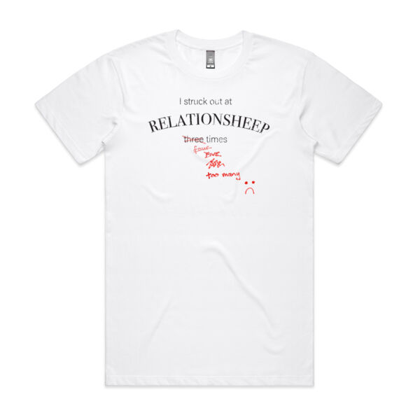 RELATIONSHEEP STRUCK OUT MENS TEE Thumbnail
